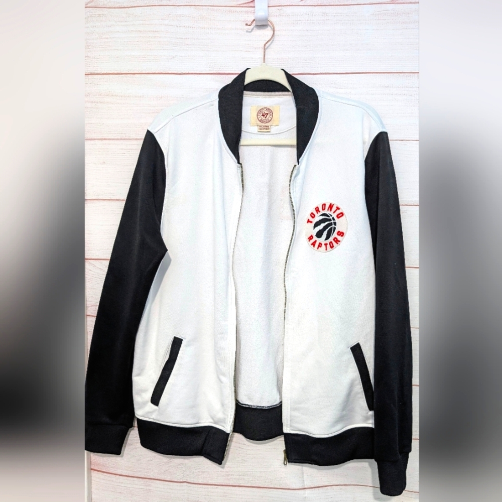 Vintage Forty Seven Brand Toronto Raptors Full Zip Size XL